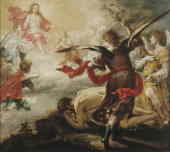 �o���f�X�E���A�[���@�� �ڑł���鐹�q�G���j���X ��@1657�@�b�@223,5 x 245,5 cm�@�b�Z�r�[�������p��